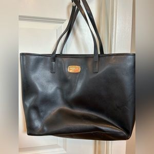Michael Kors Leather Tote Black